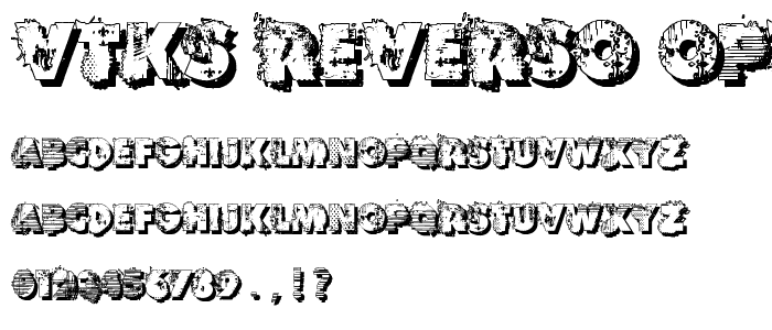 VTKS REVERSO OPTION B font